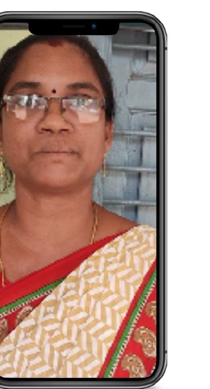 Teacher feedback video frame from BVK School, Kirlampudi