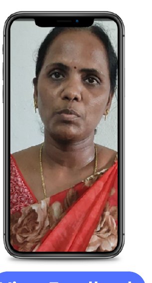 Teacher feedback video frame from BVK School, Chinna Amiram